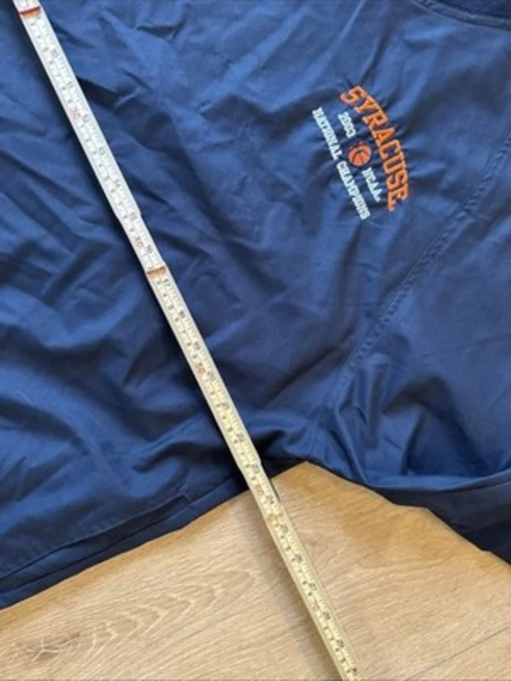 Vintage Syracuse Nylon Windbreaker 2003 NCAA National Champions‎ Size M EUC